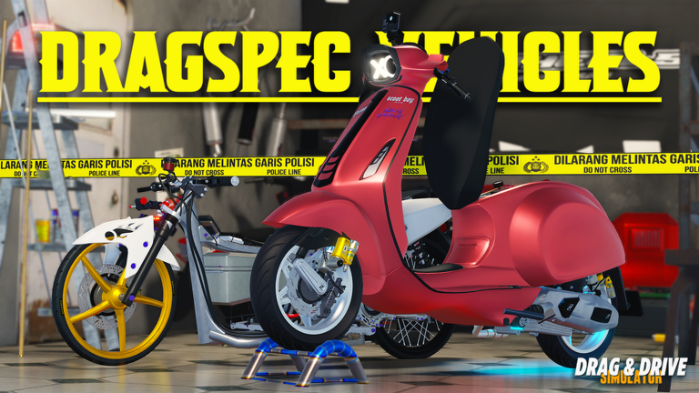 Drag Drive Simulator visual reference
